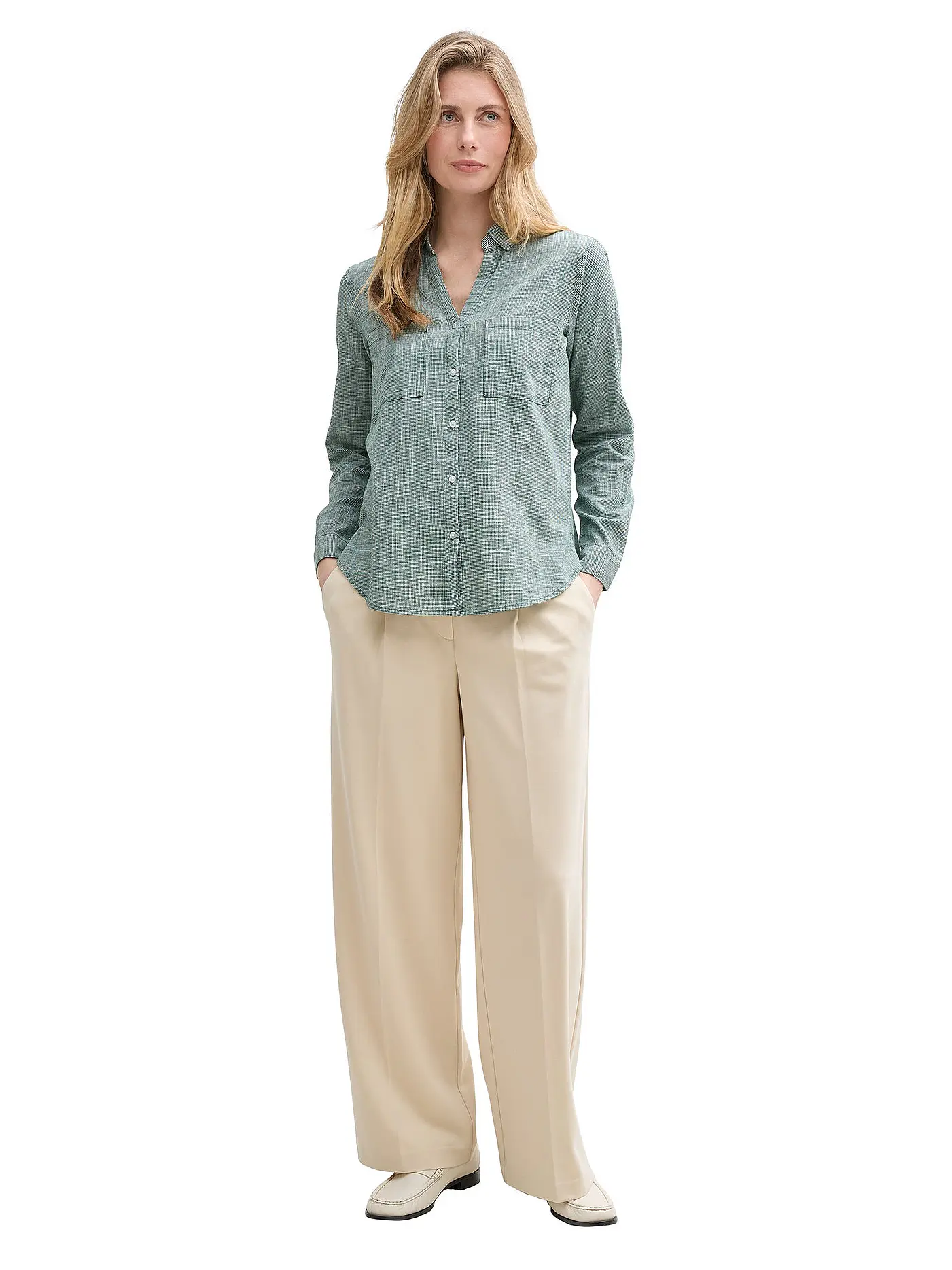 TOM TAILOR | Bluse | grün